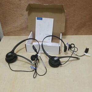 2 pair Plantronics SupraPlus Wideband HW251N Headset 64338-31